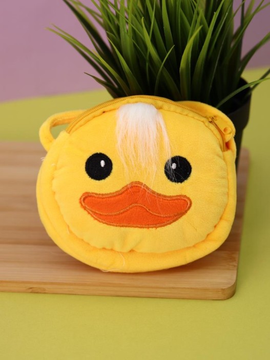 Сумочка плюшевая &quot;Funny duck&quot;, yellow (13*11,5 см) 