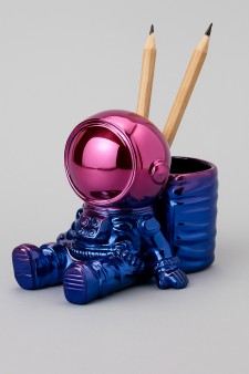 Подставка для канцелярских принадлежностей «Astronaut», blue metallic