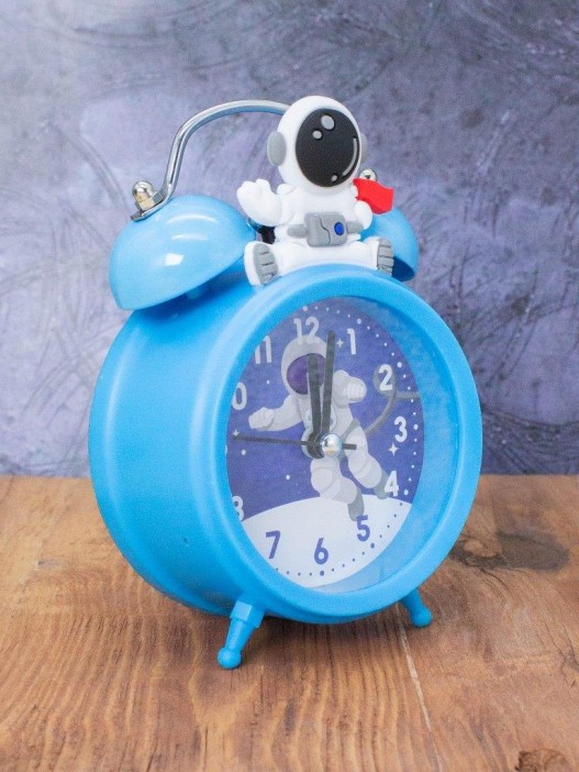 Часы-будильник «Astronaut on the moon», blue 
