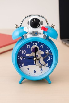 Часы-будильник «Astronaut on the moon», blue