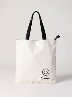 Сумка шоппер "Smile", white