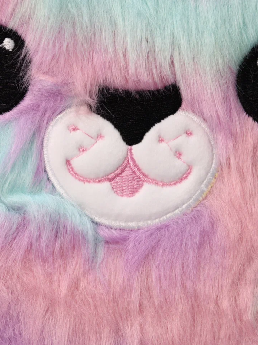 Блокнот плюшевый &quot;Rainbow lama&quot;, 21,5х15 см, плотность 80 гр. 