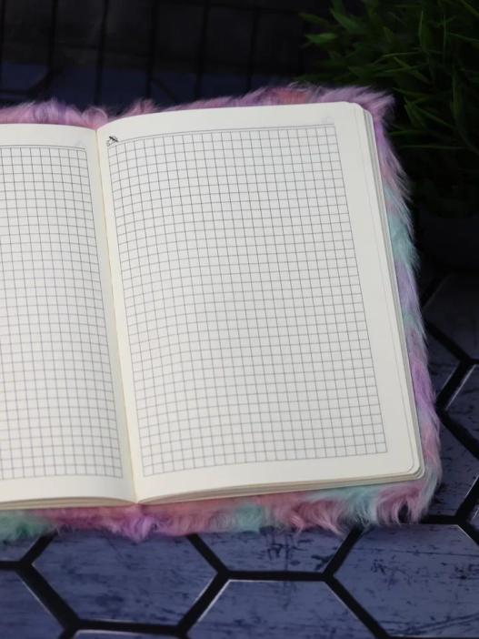 Блокнот плюшевый &quot;Rainbow lama&quot;, 21,5х15 см, плотность 80 гр. 