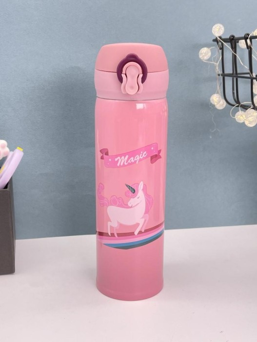 Термос «Lovely unicorn», pink (500 ml), mix 