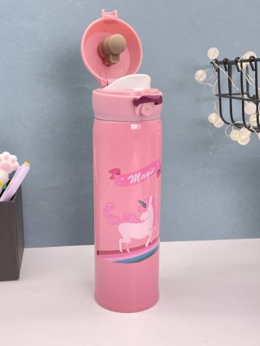Термос «Lovely unicorn», pink (500 ml), mix 