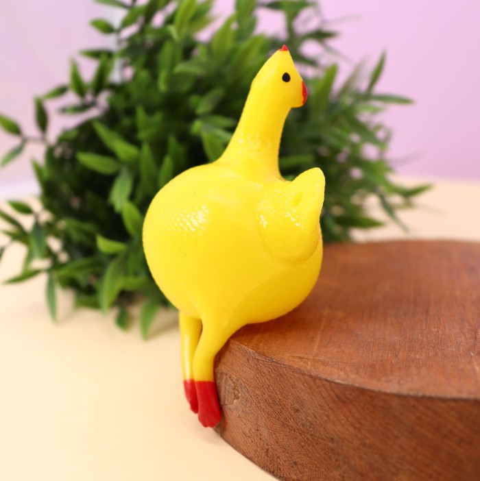 Мялка - антистресс «Chicken», шоу-бокс 12 шт. 