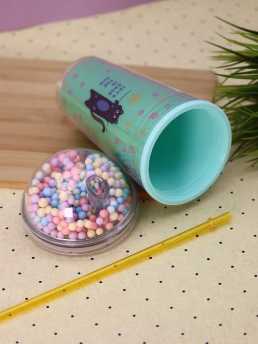 Тамблер iLikeGift &quot;Kitty sun&quot;, green (450 мл) 