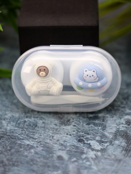 Контейнер для линз «Space astronaut bear» 