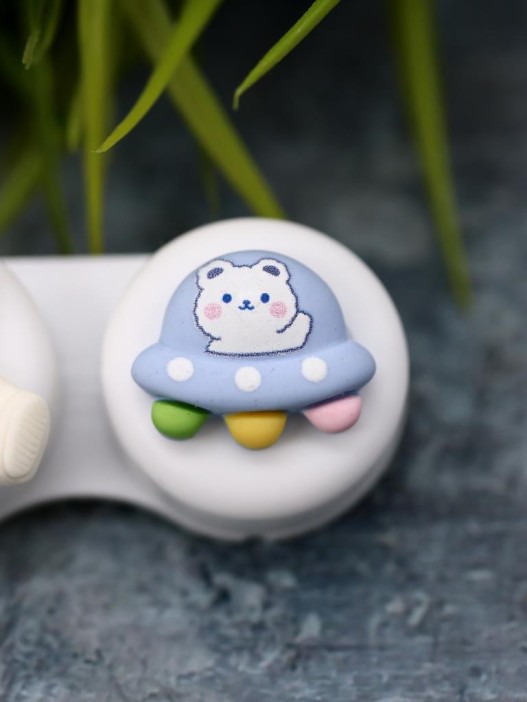 Контейнер для линз «Space astronaut bear» 