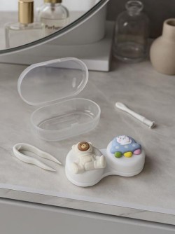 Контейнер для линз «Space astronaut bear»