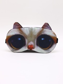 Маска для сна &quot;Cat&#039;s eyes&quot;, brown
