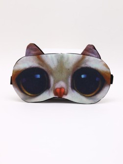 Маска для сна "Cat's eyes", brown
