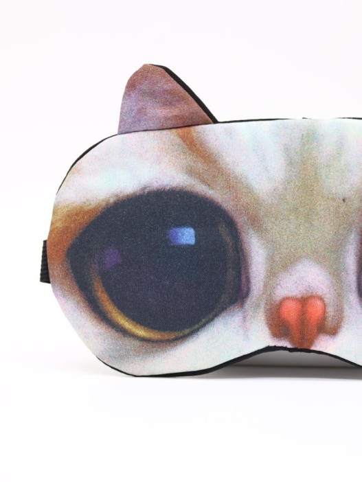 Маска для сна &quot;Cat&#039;s eyes&quot;, brown 