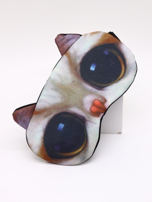 Маска для сна &quot;Cat&#039;s eyes&quot;, brown 