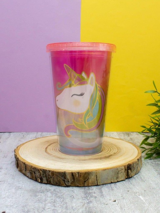 Тамблер &quot;Head one unicorn&quot;, pink 