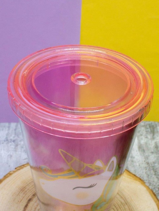 Тамблер &quot;Head one unicorn&quot;, pink 