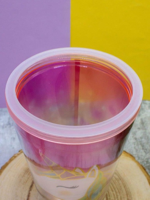 Тамблер &quot;Head one unicorn&quot;, pink 