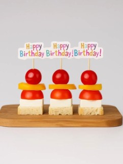 Набор шпажек для торта &quot;Happy B-day&quot; (6,5 см)