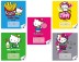 Тетрадь А5 "Hello Kitty-2", 18л, клетка , обл. мелов. картон + ВД-лак, mix