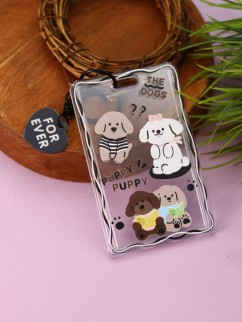 Футляр для карт с брелком &quot;Hi, puppys&quot;