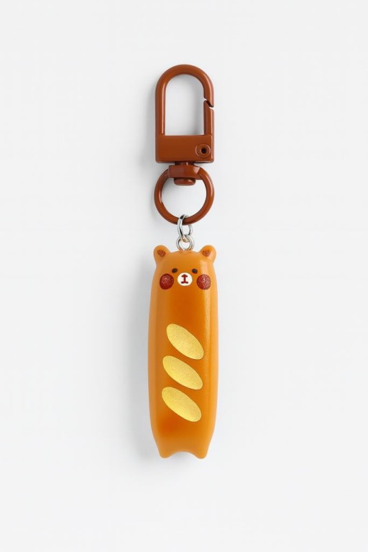 Брелок акриловый iLikeGift "The baguette сapy", 9 x 1,5 см 