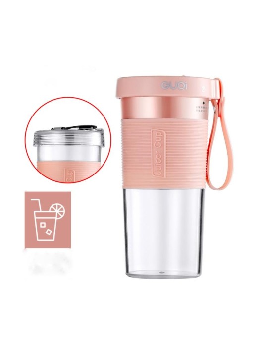 Блендер портативный &quot;Juicer cup&quot;, peach, USB, (18*8 см) 