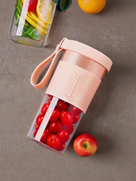 Блендер портативный &quot;Juicer cup&quot;, peach, USB, (18*8 см) 