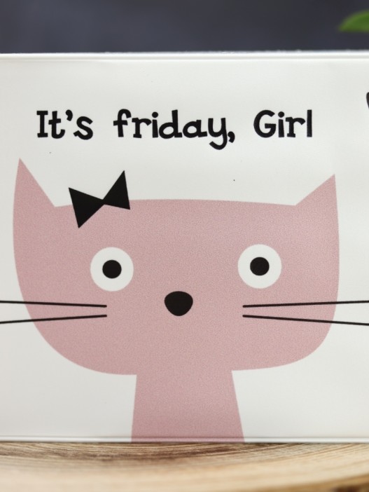 Обложка для студенческого «It&#039;s friday, Girl», плотность 600 мкм 