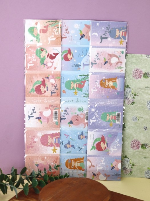 Блок для заметок &quot;Русалочка&quot; (набор 6 в 1) 