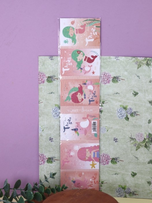 Блок для заметок &quot;Русалочка&quot; (набор 6 в 1) 