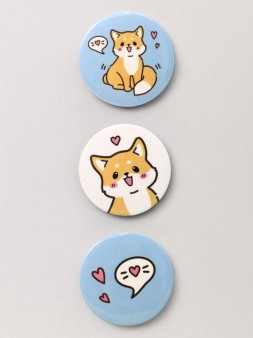 Набор значков Аниме «Fox»