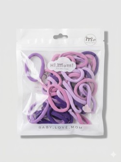 Набор резинок для волос 50 шт. "Daily fashion", purple