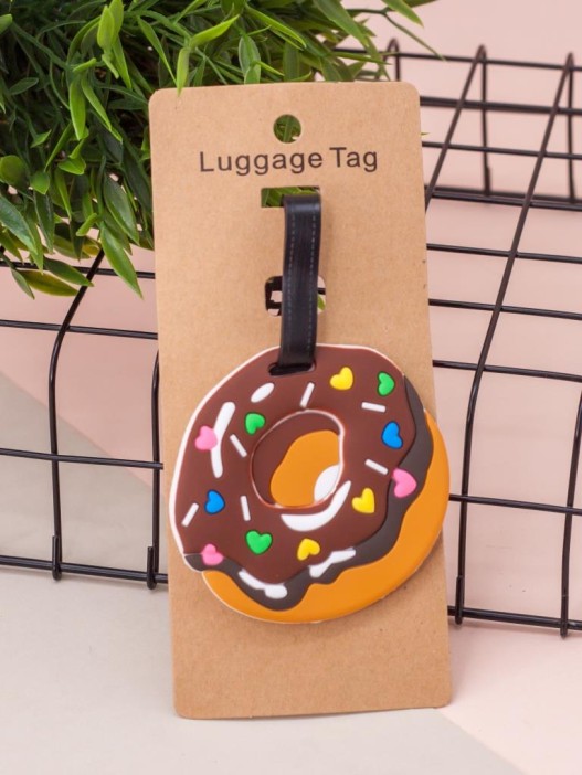 Бирка для багажа "Шоколадный пончик" 