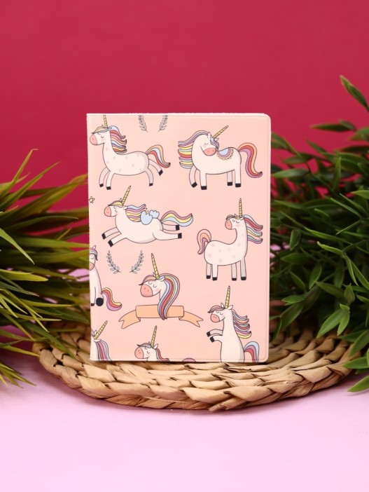 ОБЛОЖКА ДЛЯ ПАСПОРТА Pink Unicorn, плотность 600 мкм 