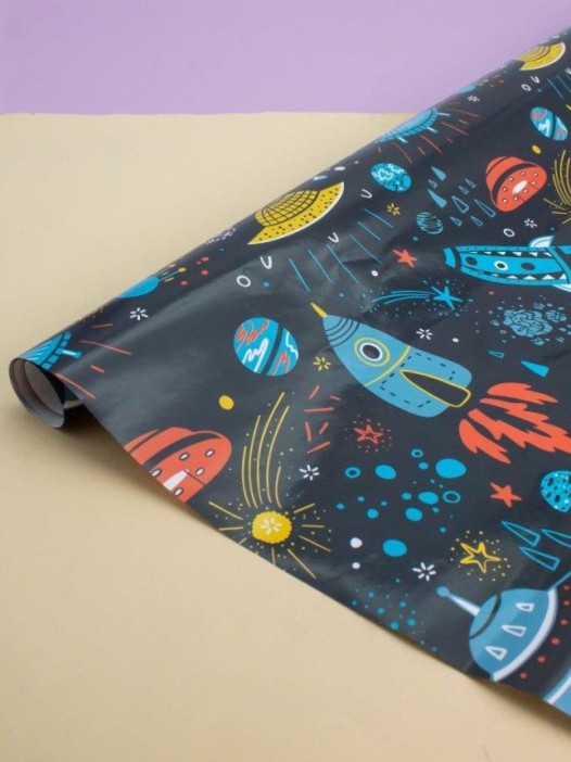 Упаковочная бумага «Galaxy Wrap» 1 рулон, 50*70 см 