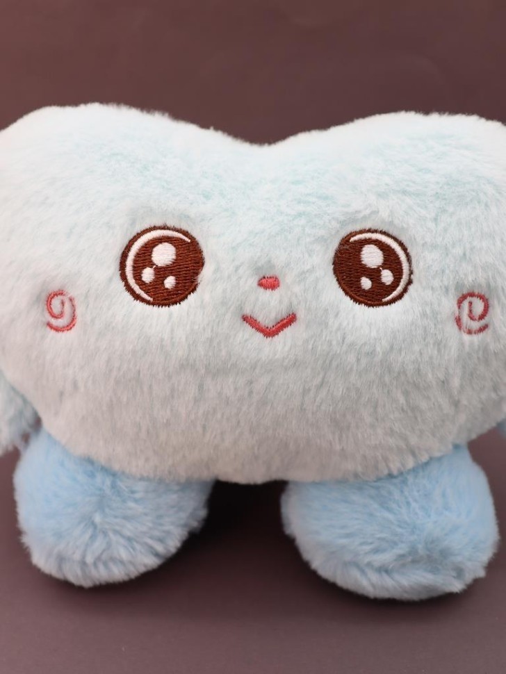 Мягкая игрушка (3+) "Милая", синяя, 15 см