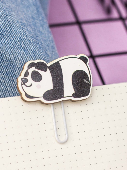 Закладка – скрепка &quot;Sleeping Panda&quot; 