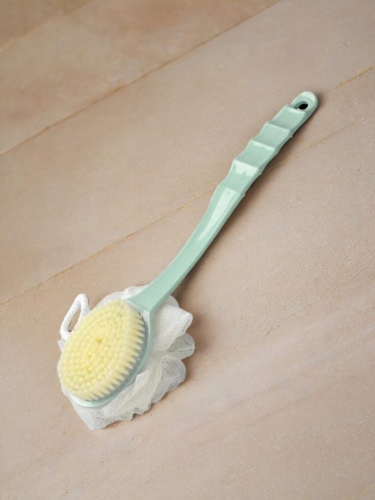 Двусторонняя мочалка-щётка для тела &quot;Body brush&quot;, green 