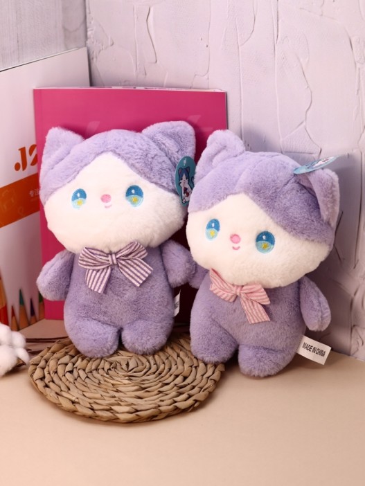 Мягкая игрушка "Kitten bow", mix, 23см 