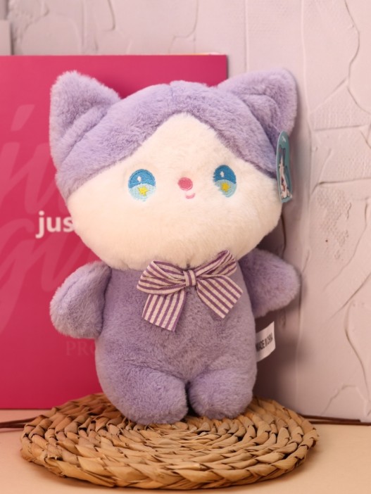 Мягкая игрушка "Kitten bow", mix, 23см 