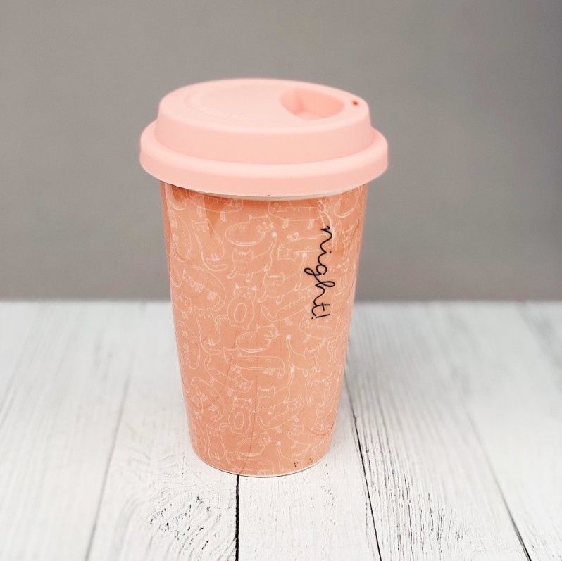 Кружка &quot;Hot&quot;, pink (440ml) 