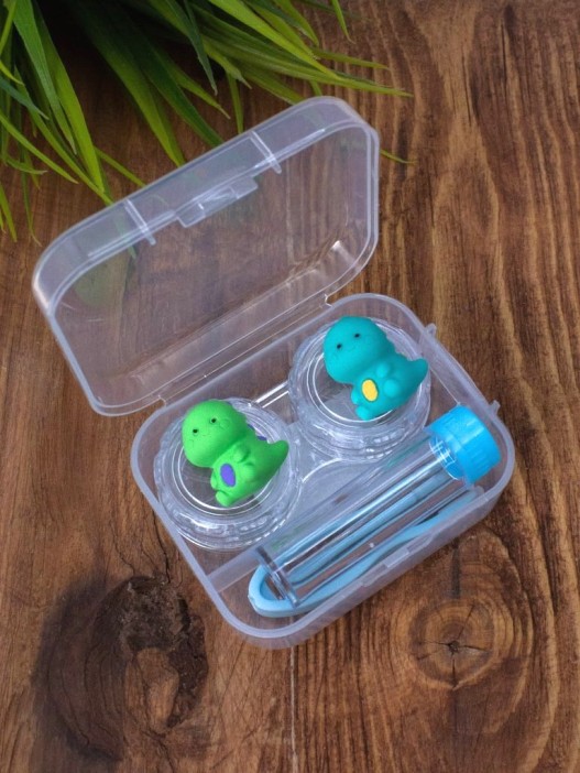 Контейнер для линз &quot;Team dino&quot;, blue 