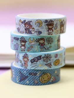 Набор декоративного скотча "Magic academy", blue