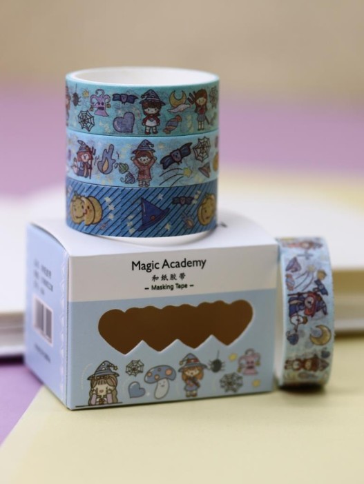 Набор декоративного скотча &quot;Magic academy&quot;, blue 