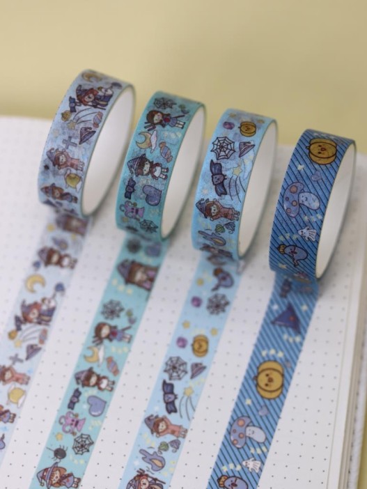 Набор декоративного скотча &quot;Magic academy&quot;, blue 