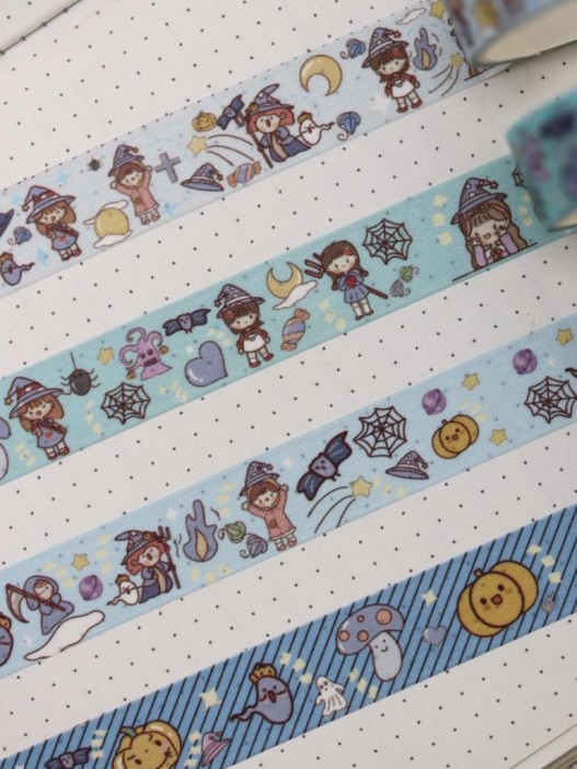 Набор декоративного скотча &quot;Magic academy&quot;, blue 