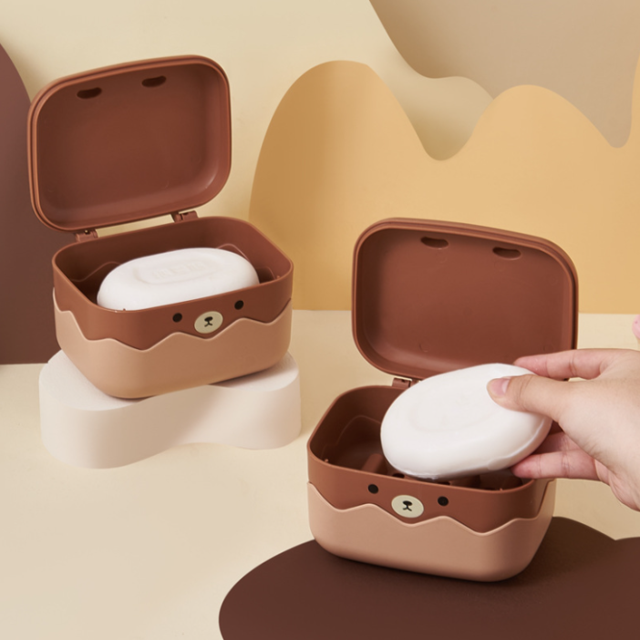 Мыльница "Bear", brown 