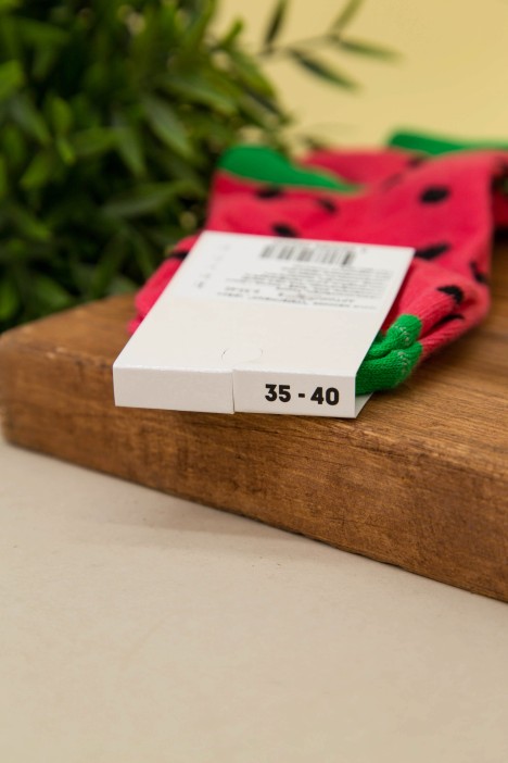 Носки женские "Watermelon", красный, р. 35-40 
