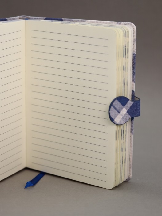 Блокнот (B6) &quot;Life is a joy, diagonal&quot;,blue (18.5*13) 