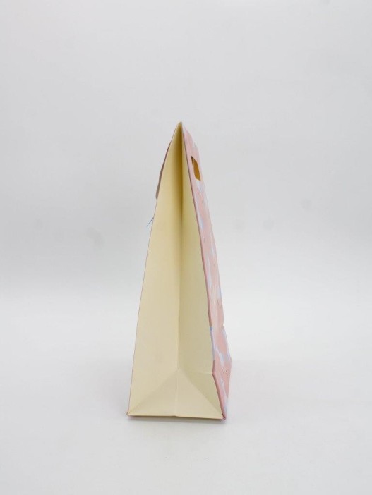 Пакет подарочный  (M) &quot;Lovely unicorn&quot;, orange (19x 9 x 27) 